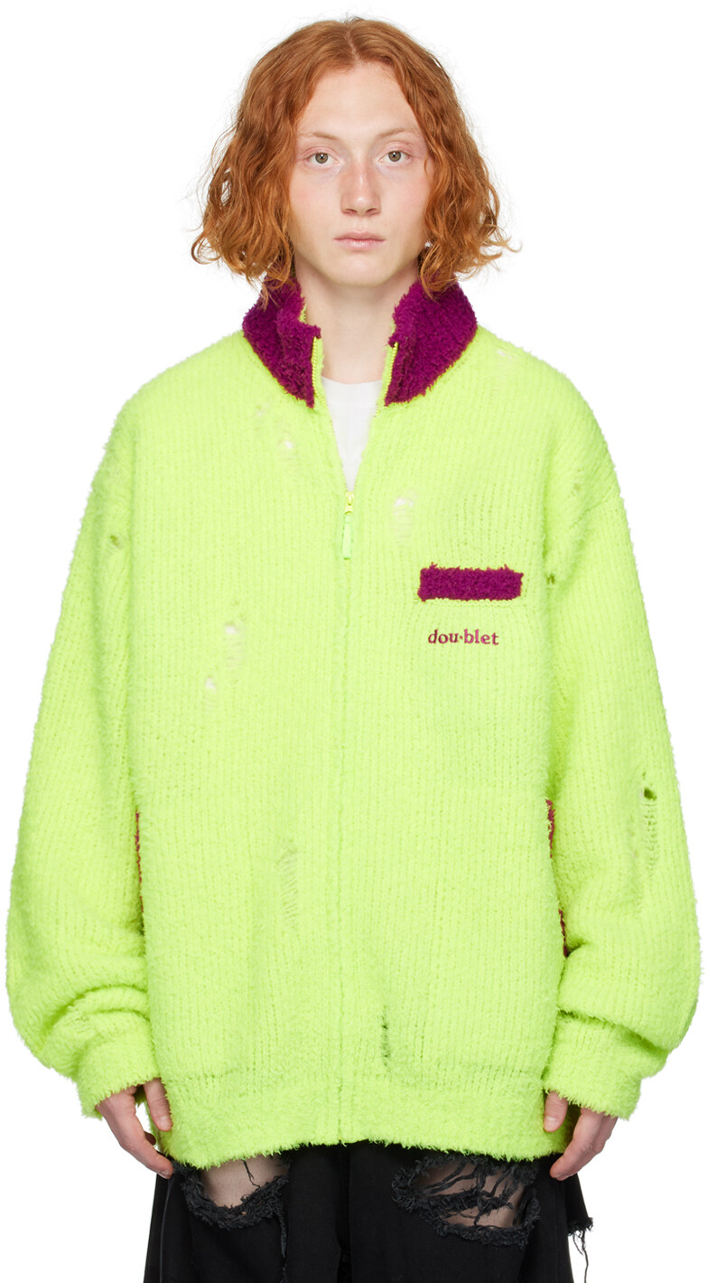 

Желтая куртка на молнии Doublet, Желтый