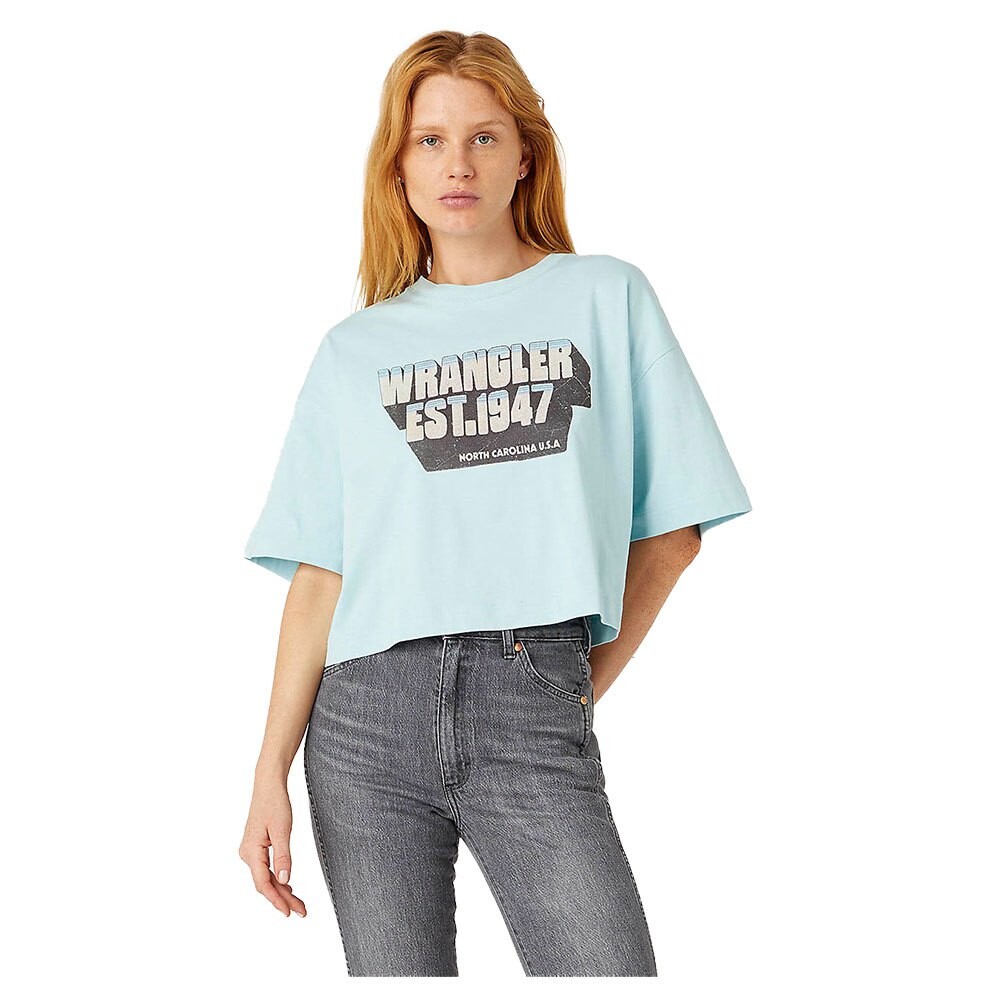 

Футболка Wrangler Boxy Tee Relaxed, бежевый