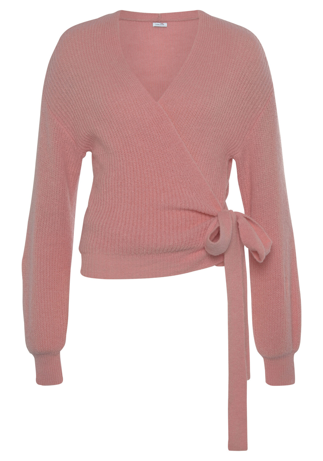 

Толстовка LASCANA Wickelstrickjacke, розовый