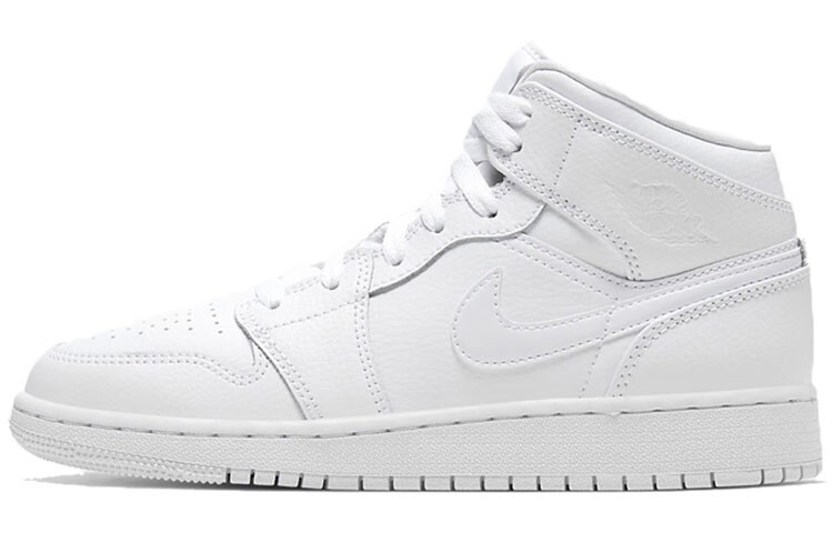 

Air Jordan 1 Mid GS 'TripleWhite'