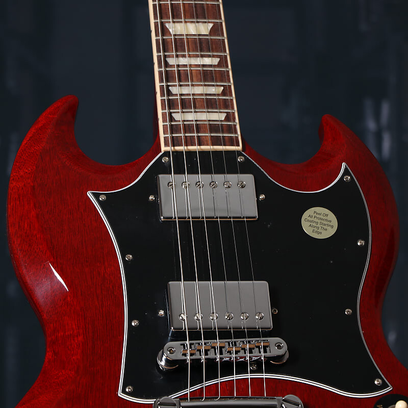 

Электрогитара Gibson SG Standard Electric Guitar with Soft Case, Heritage Cherry