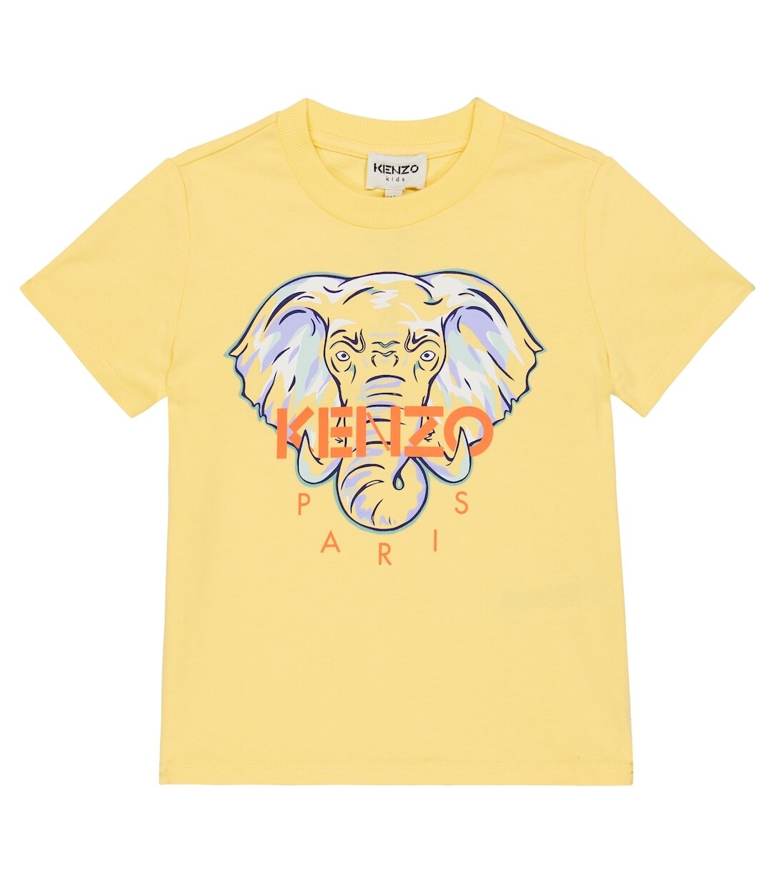 

Хлопковая футболка с логотипом Kenzo, желтый