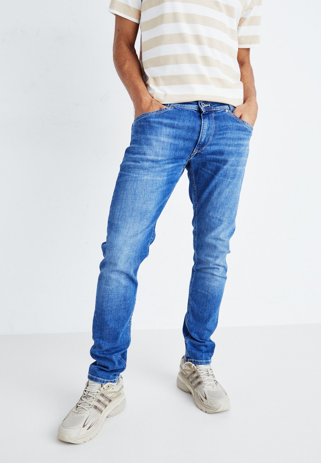 Джинсы Tapered Fit Tapered Jeans Pepe Jeans, цвет 000denim джинсы tapered fit gymdigo pepe jeans цвет denim