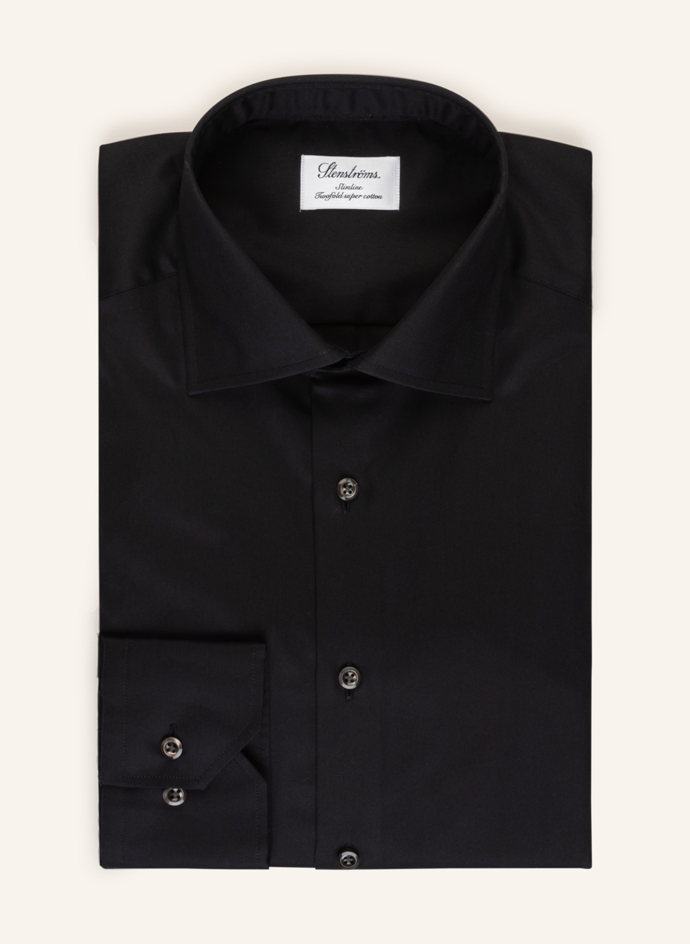 цена Рубашка Stenströms Slimline, черный