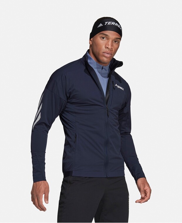 

Лыжная куртка из софтшелла adidas Terrex, темно-синий
