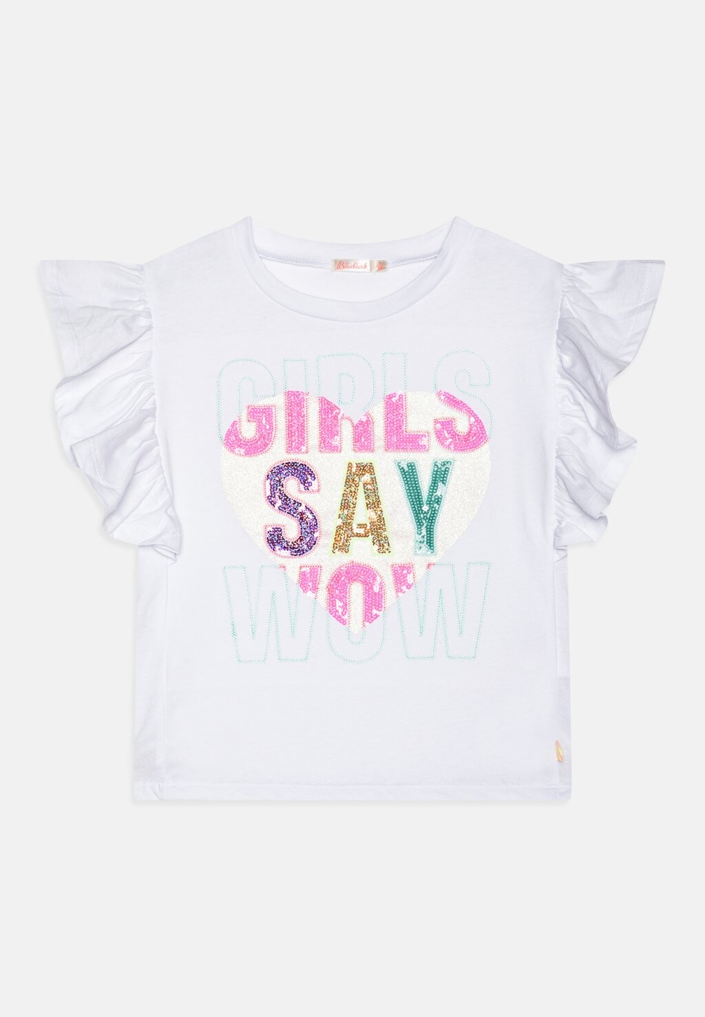 

Футболка с принтом Sleeves Tee Billieblush, белый