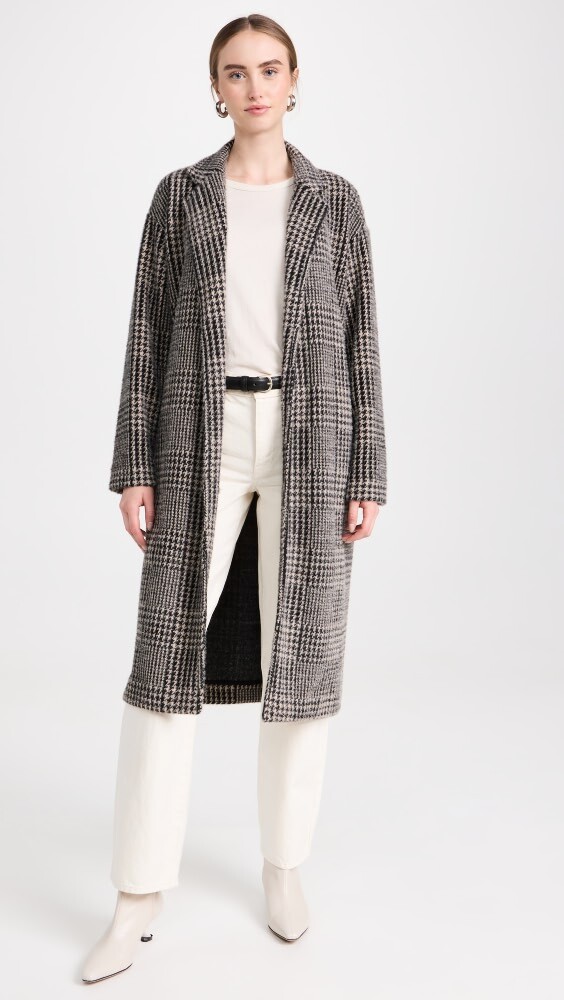 

Пальто Z Supply Mason Houndstooth, черный