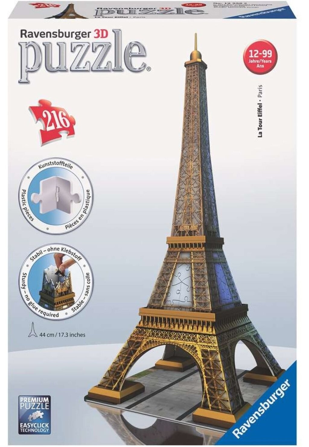 Пазл EIFFEL TOWER Ravensburger, цвет multi-coloured