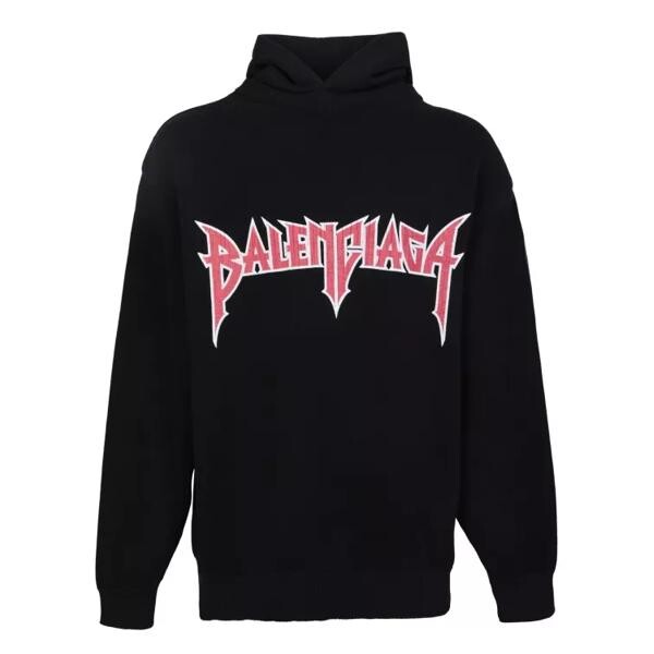 

Футболка metal hoodie Balenciaga, черный