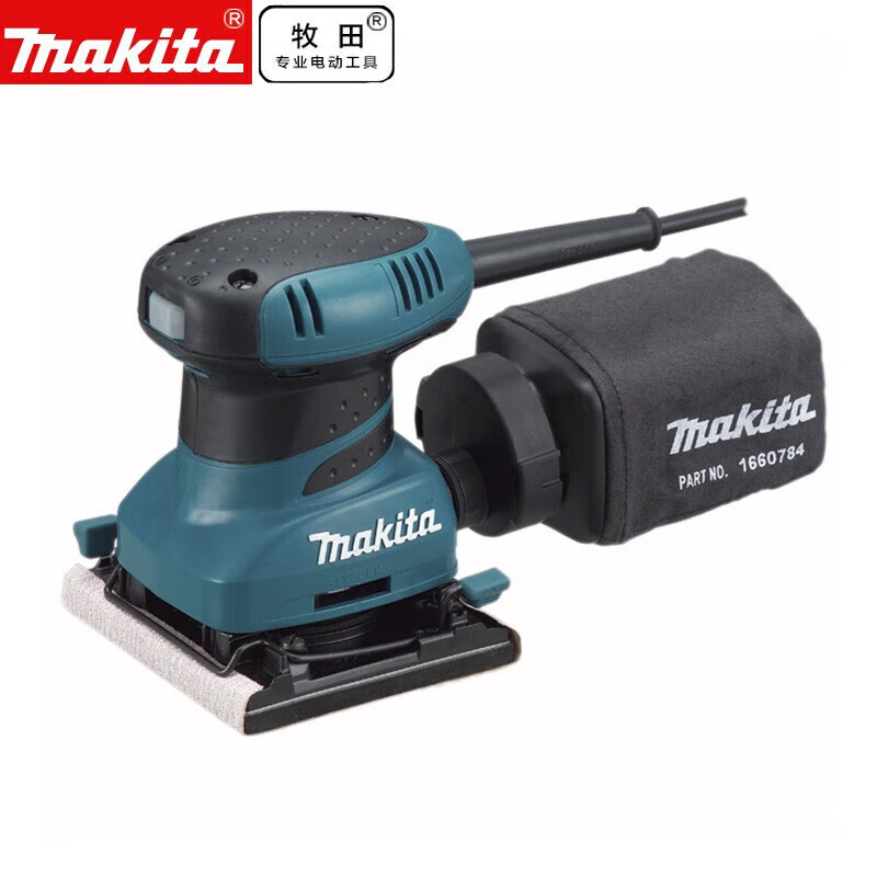 Шлифовальная машина плоская Makita BO4556 с мешком, 200W