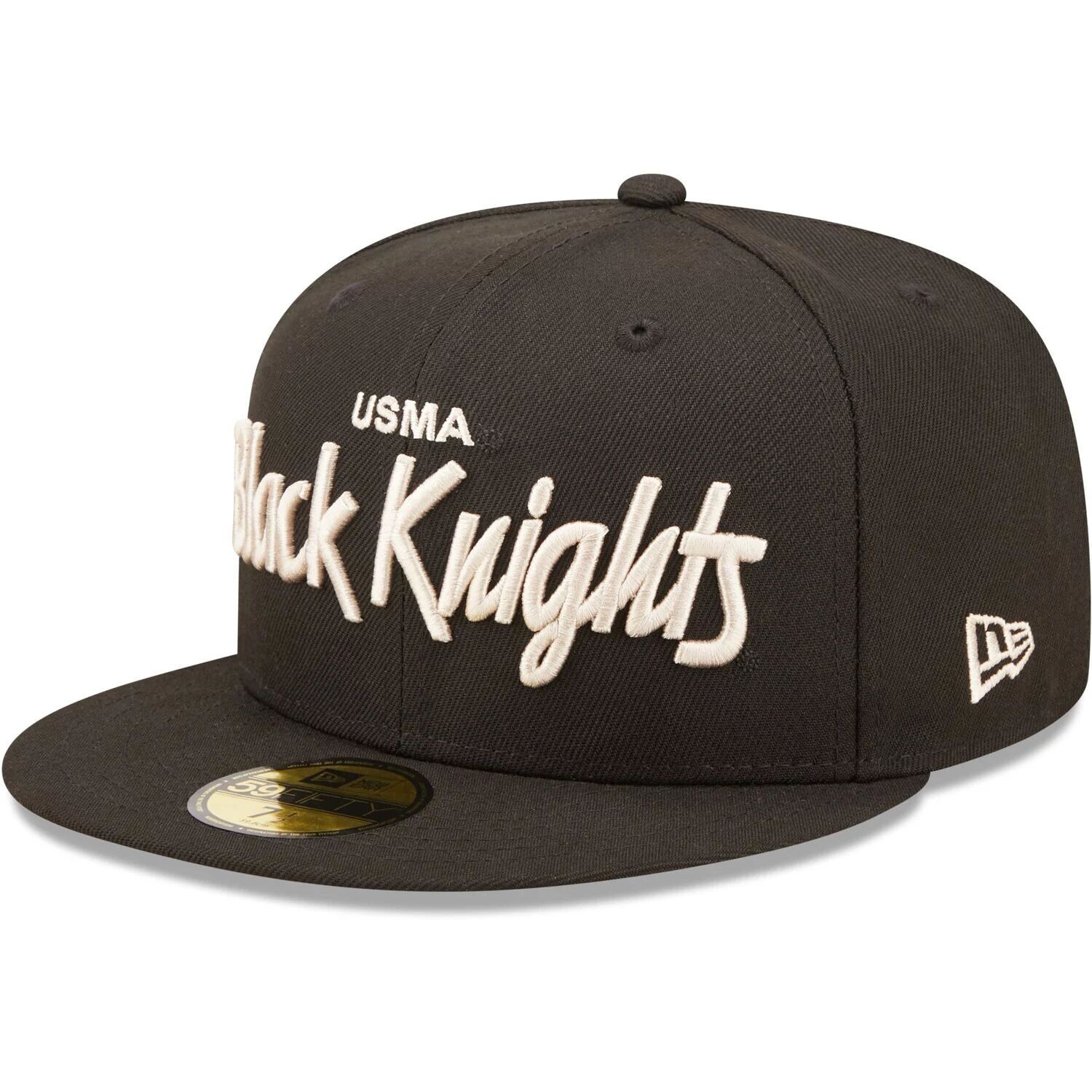 

Мужская приталенная шляпа New Era Black Army Black Knights Griswold 59FIFTY