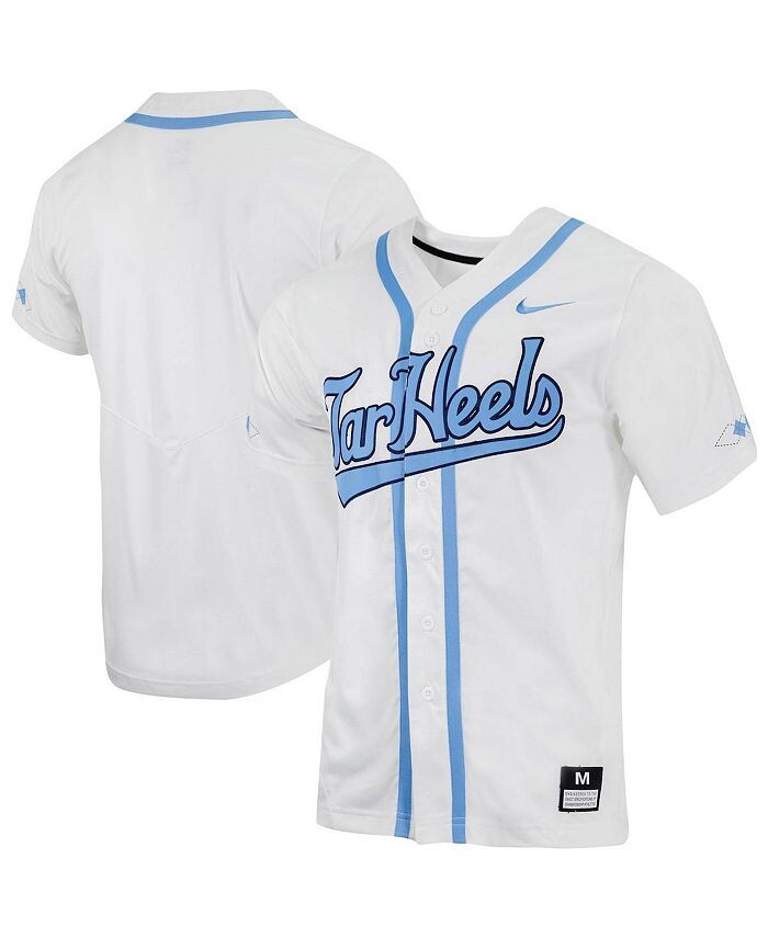 

Мужская белая бейсбольная майка на пуговицах North Carolina Tar Heels Replica Nike, белый