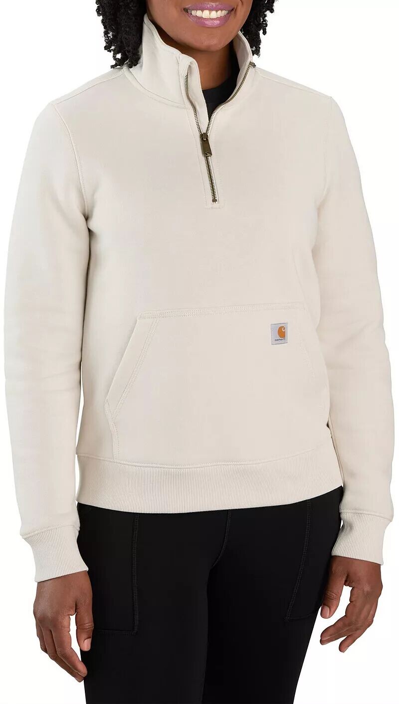 

Женский свитшот свободного кроя Carhartt средней плотности на молнии 1/4