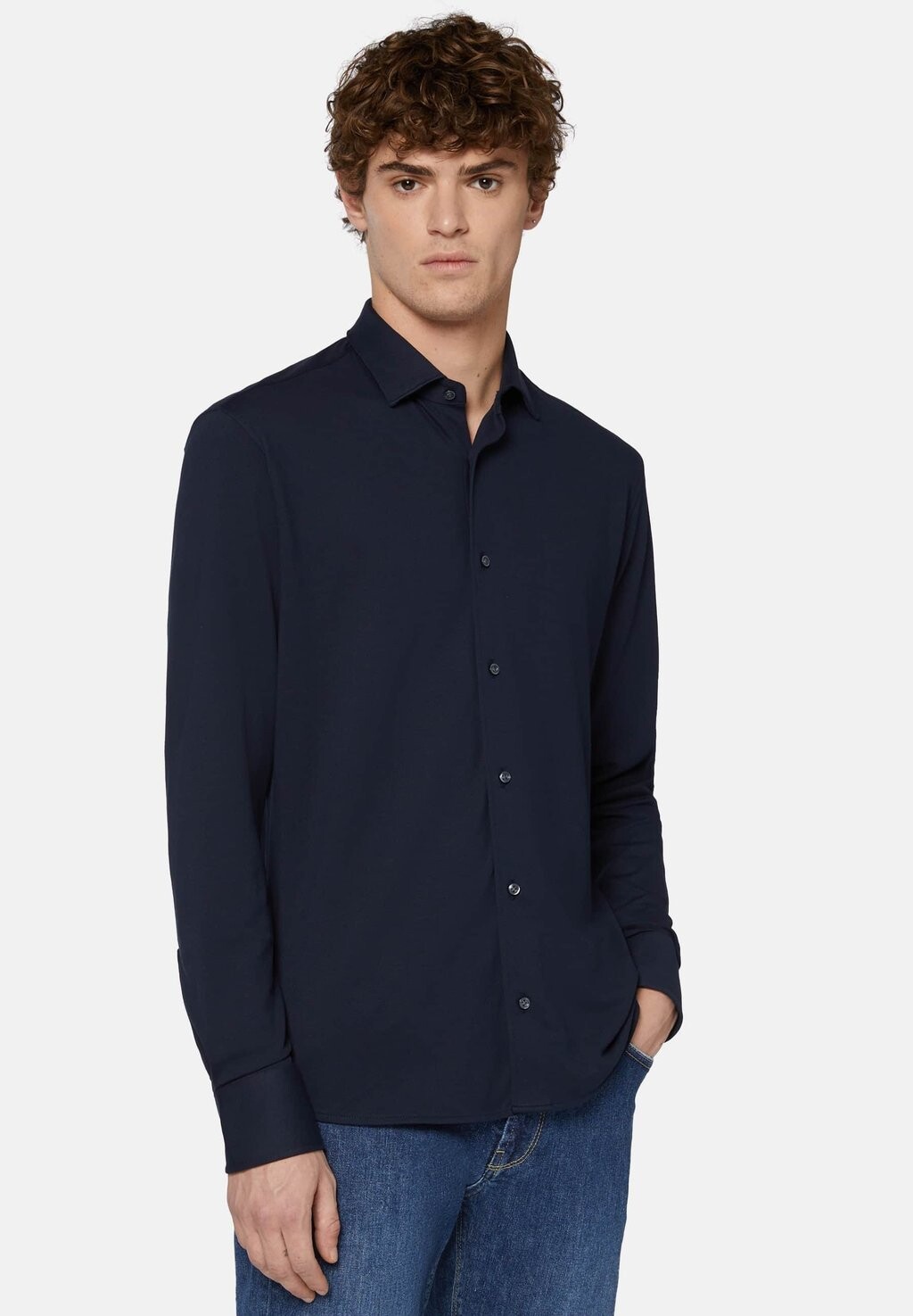 

Рубашка REGULAR FIT PERFORMANCE Boggi Milano, синий