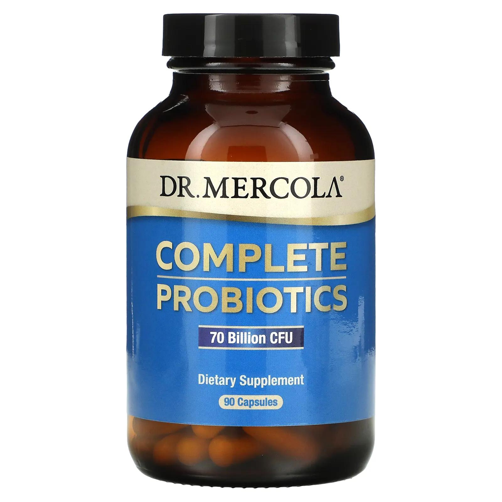 Dr. Mercola Комплекс пробиотиков 90 капсул dr mercola комплекс пробиотиков для кошек и собак 90 г 3 17 унции