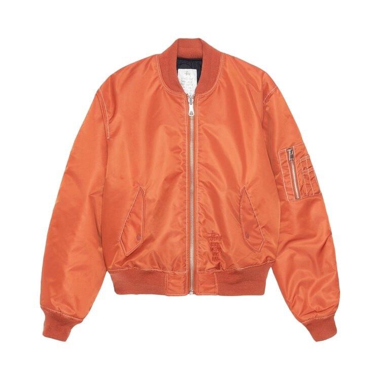 

Куртка Stussy Built Reversible Bomber Jacket, красный