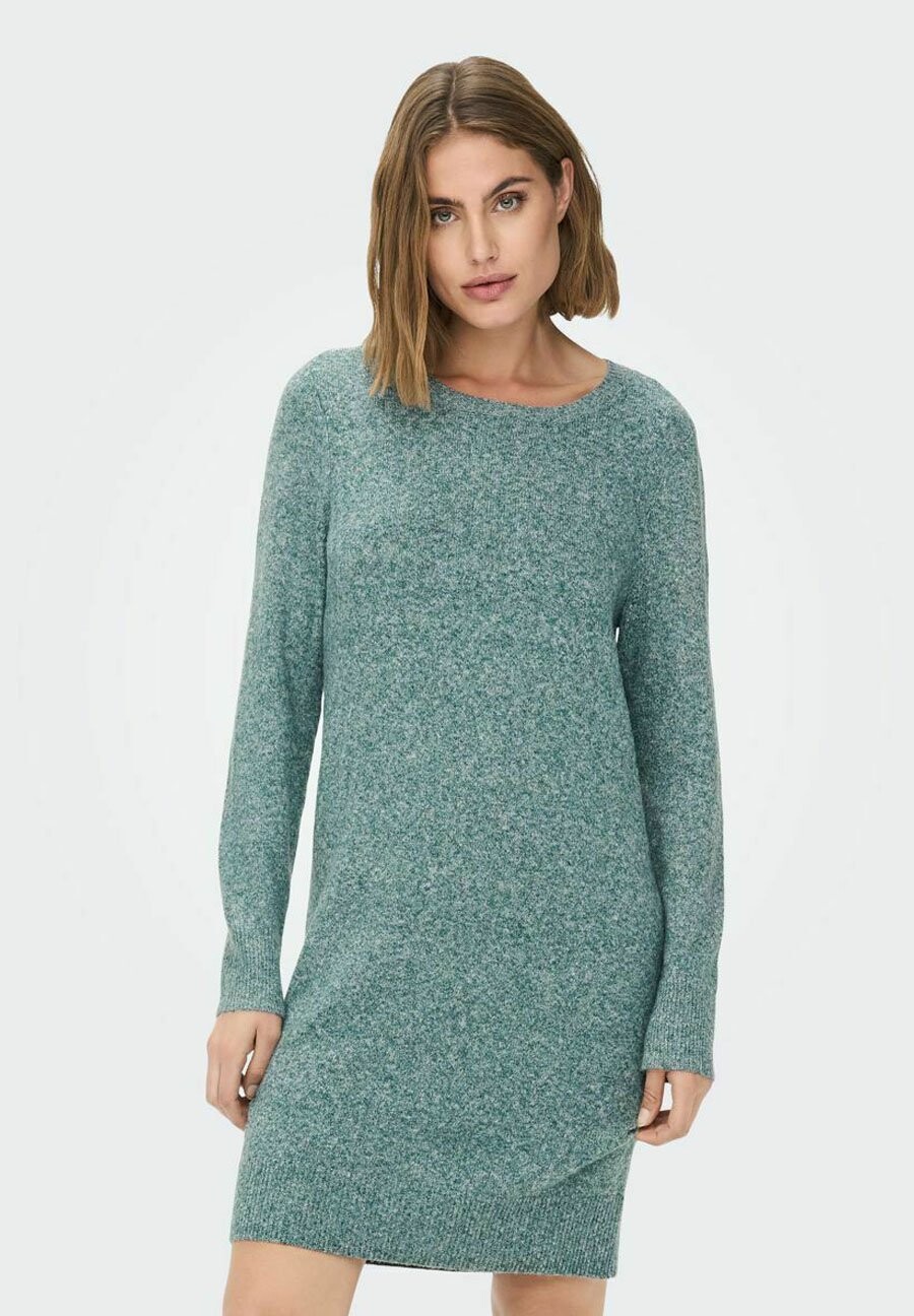 

Платье Point ONLY ONLRICA LIFE L/S O-NECK, цвет sea moss