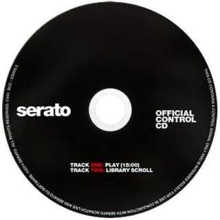 

Официальные компакт-диски Serato Control — 1 пара