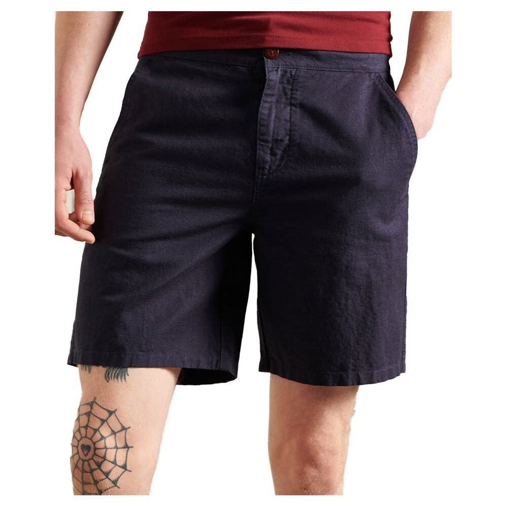 

Шорты Superdry Linen Cali Beach, синий