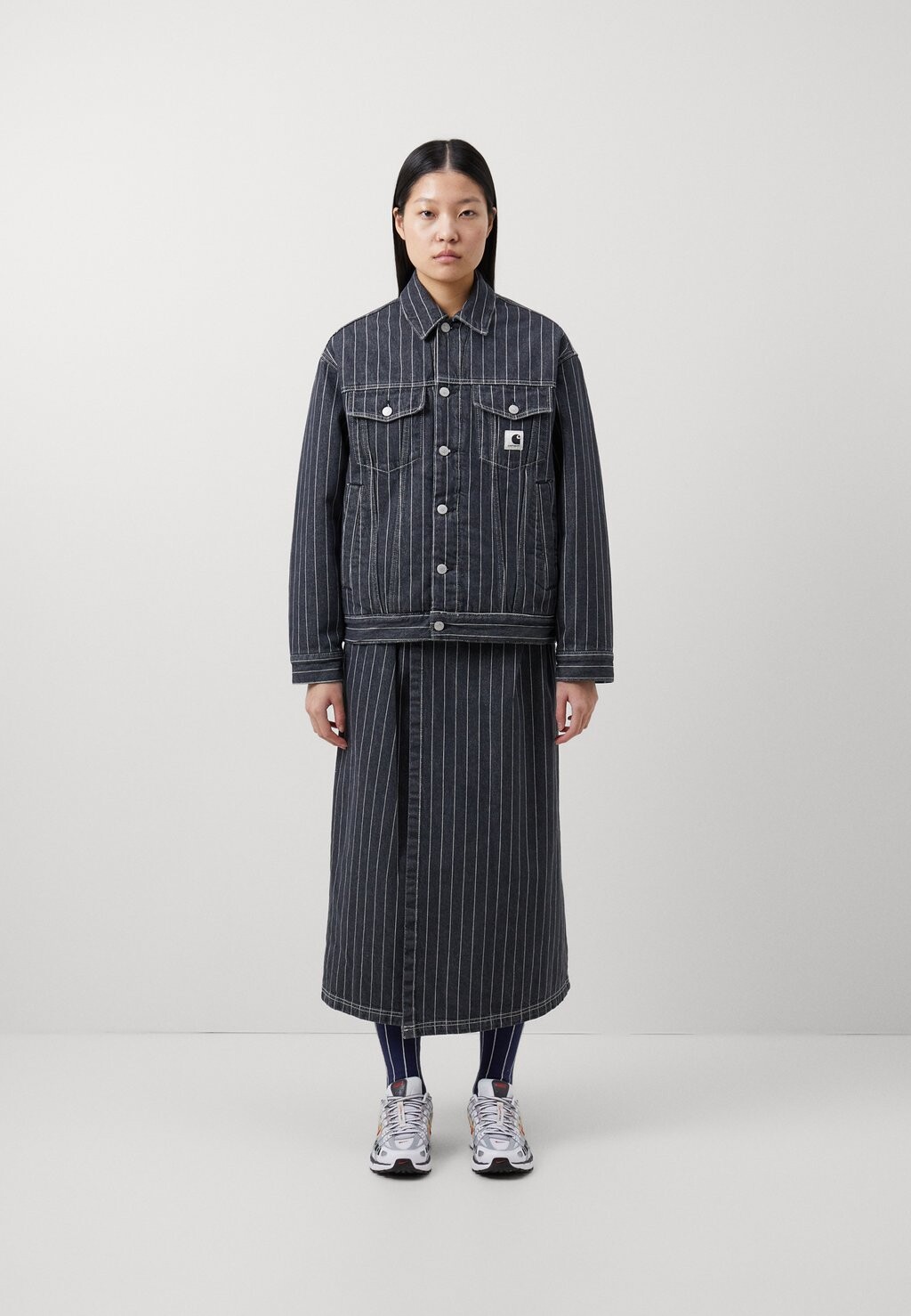 

Джинсовая куртка W' ORLEAN JACKET Carhartt WIP, цвет black/white