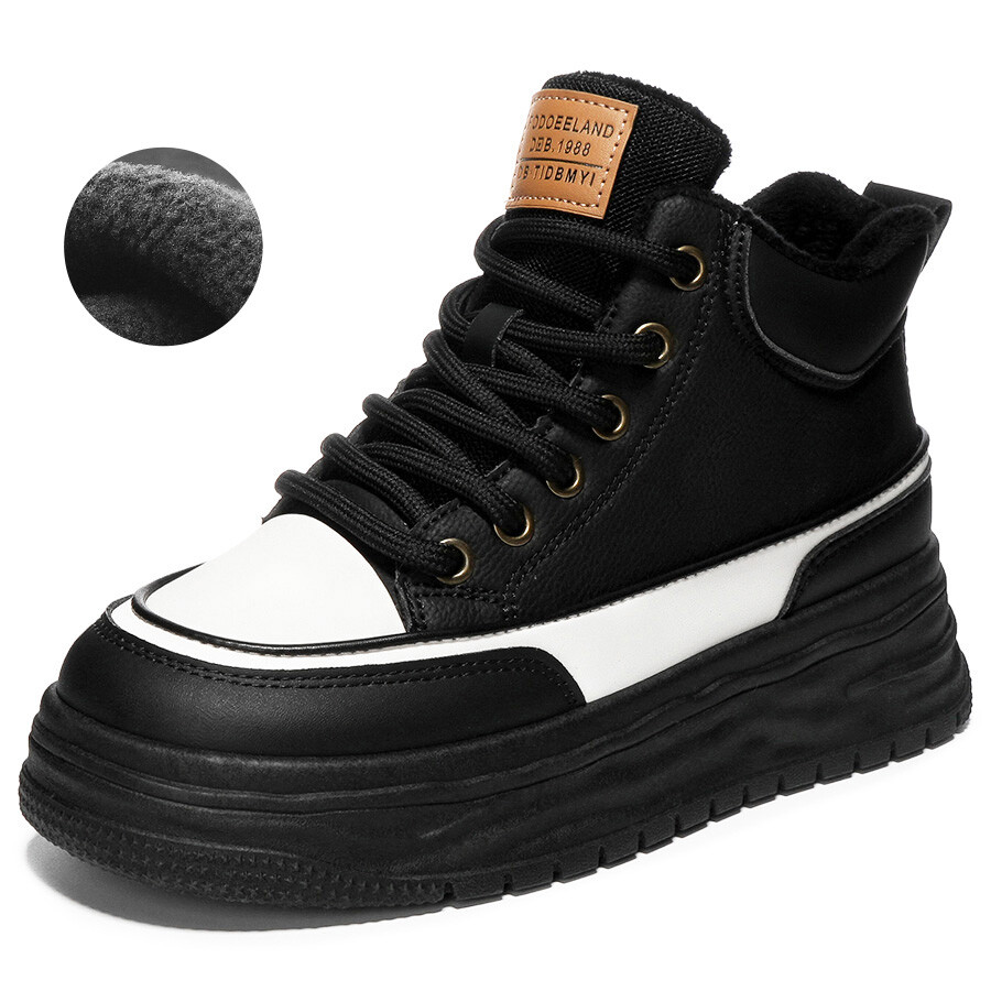 

Кроссовки OMS Skateboarding Shoes Women's High-top, цвет Maillard Black