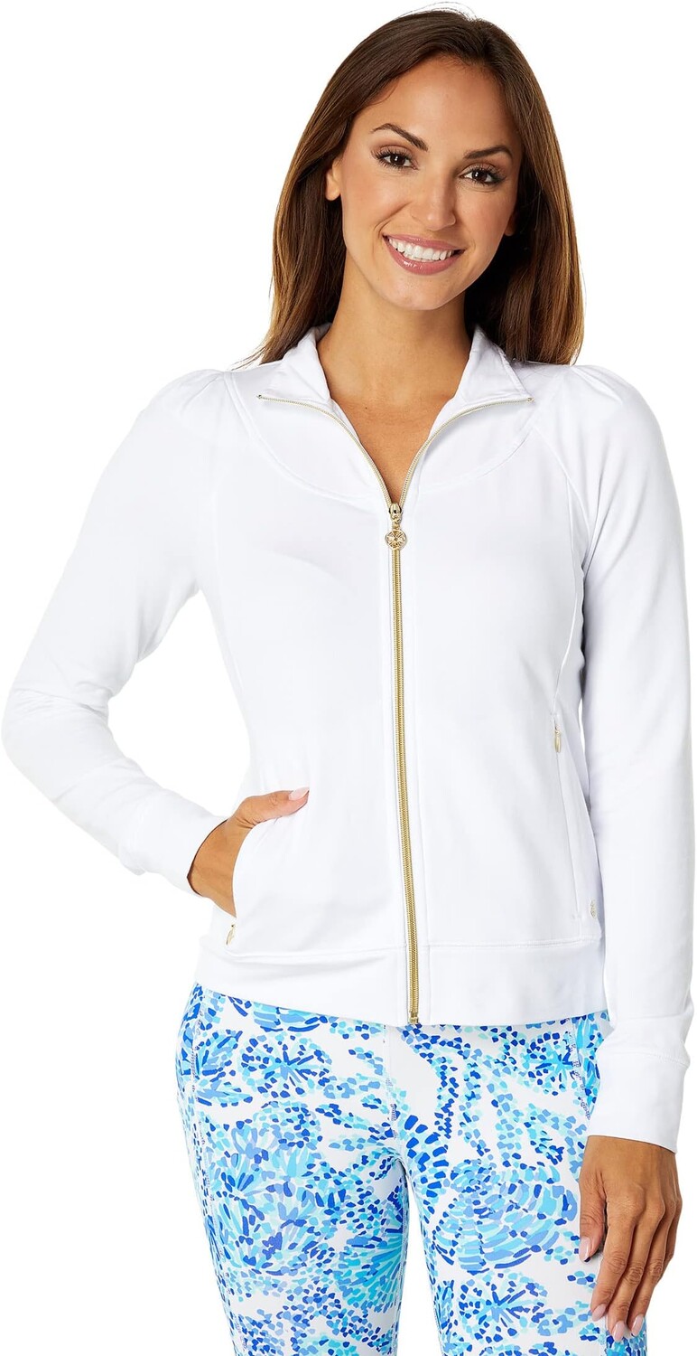 

Куртка Jordanna Jacket UPF 50+ Lilly Pulitzer, цвет Resort White