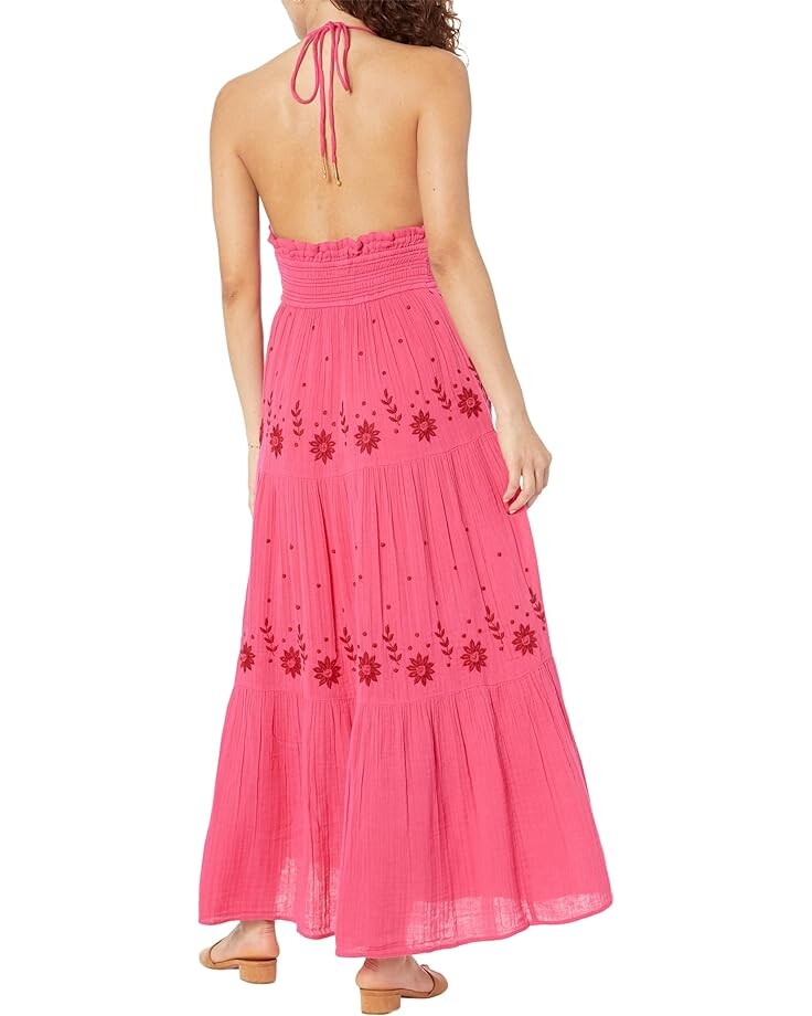 

Платье Free People Real Love Embroidered Dress, цвет Moxie Combo