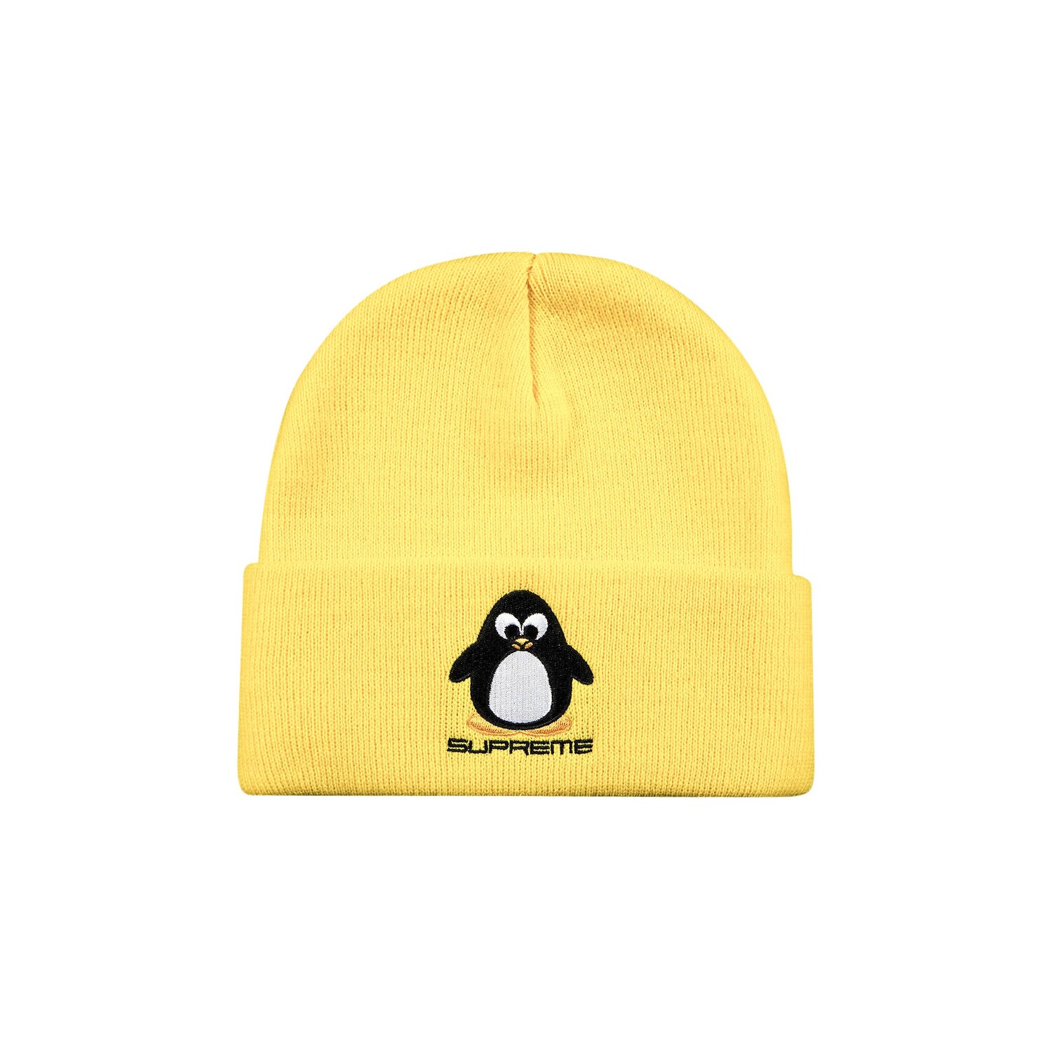 Шапка Supreme Penguin Желтая