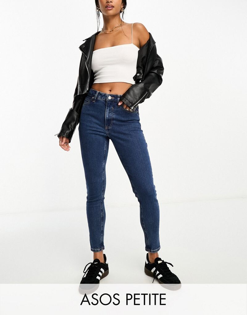 

Синие джинсы скинни ASOS DESIGN Petite