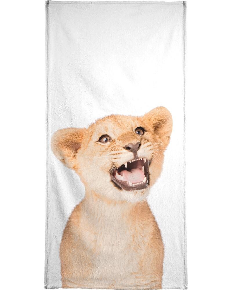 

Полотенце для ванной Juniqe Lion Cub, коричневый