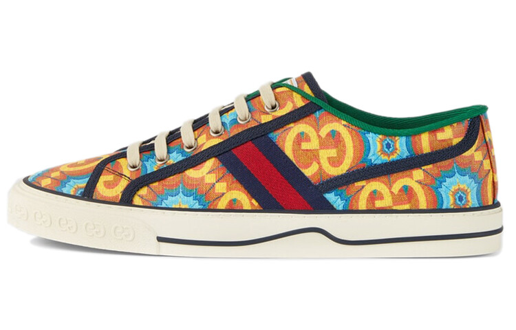 

Кроссовки GUCCI Tennis 1977 Синий/Оранжевый