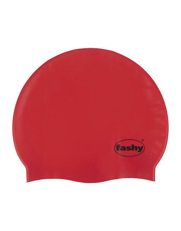 Силиконовая шапочка для плавания Fashy, красный очень большая шапочка для плавания для девочек с длинными волосами водонепроницаемая силиконовая шапочка для плавания очень большая шапо