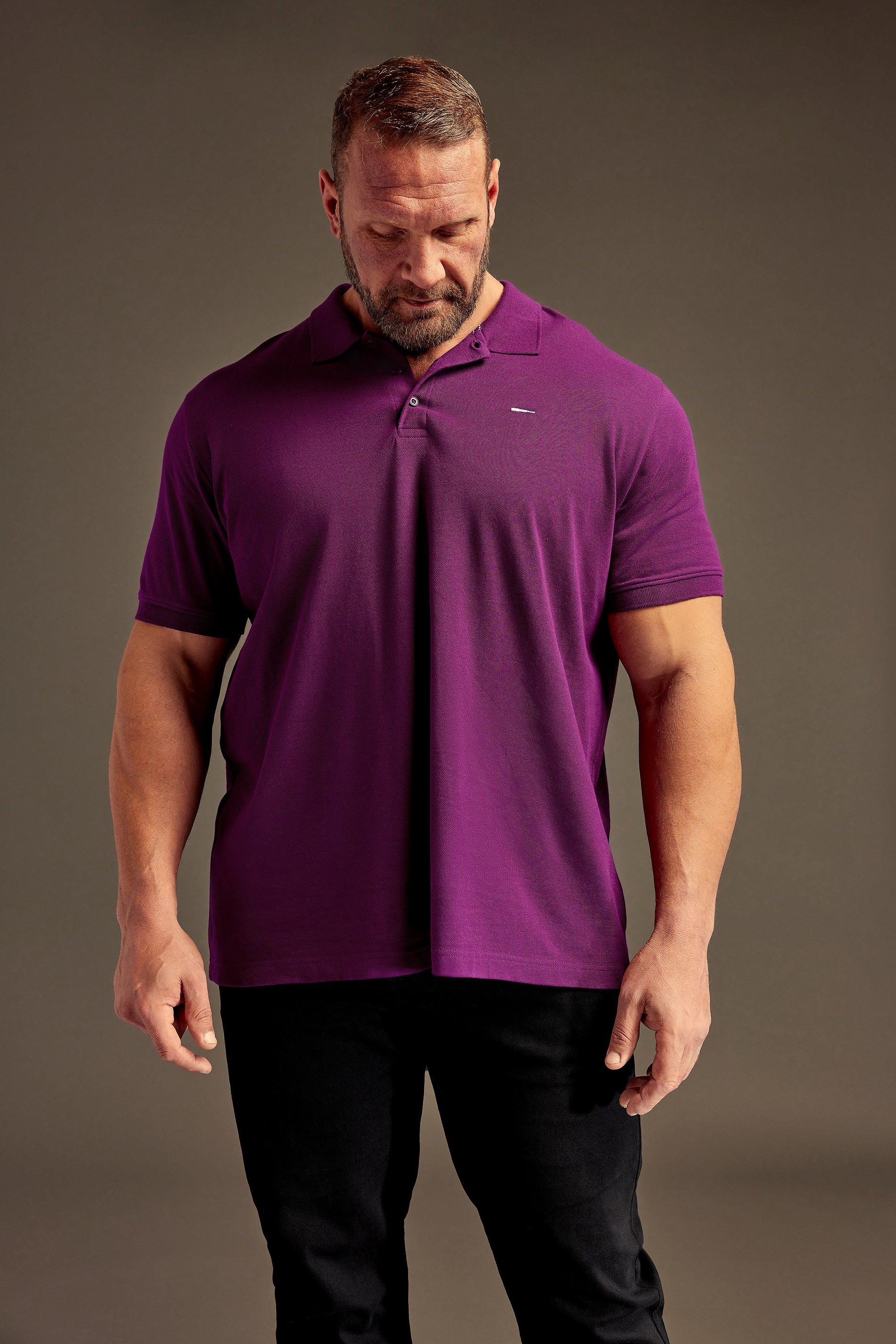 Рубашка-поло Core BadRhino, фиолетовый