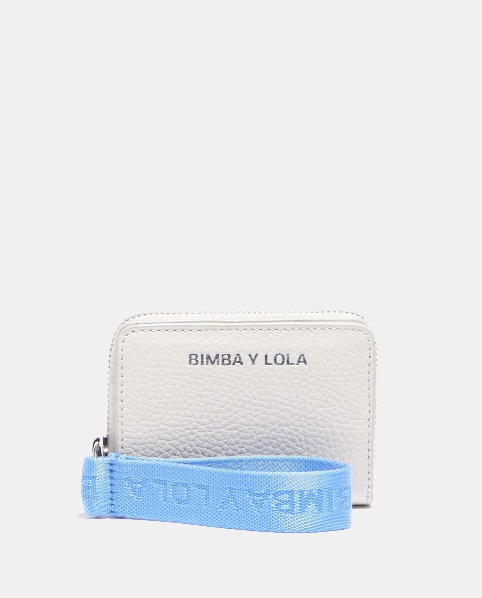 

Маленький кошелек из белой кожи Bimba y Lola, белый
