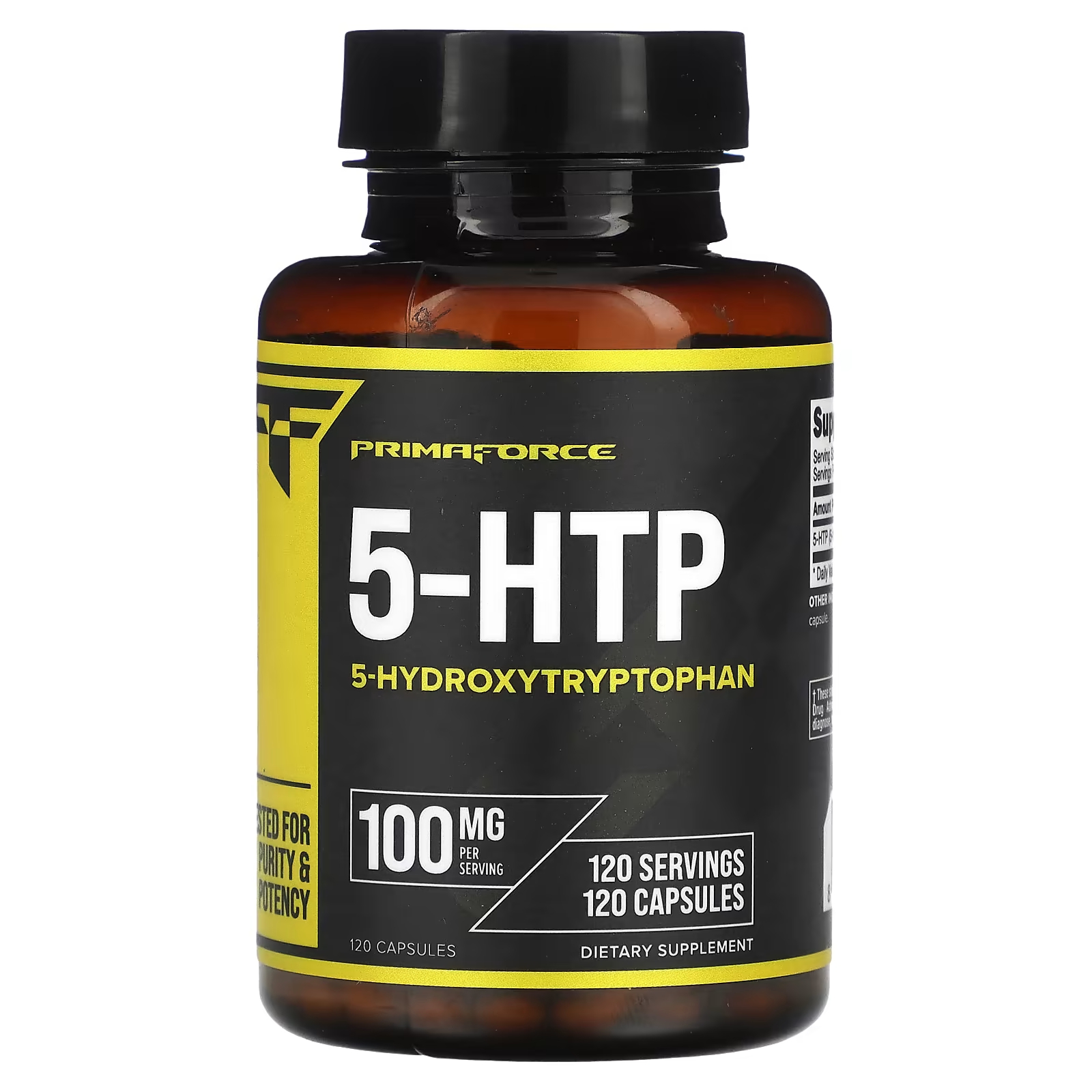 Пищевая добавка Primaforce 5-HTP 100 мг, 120 капсул