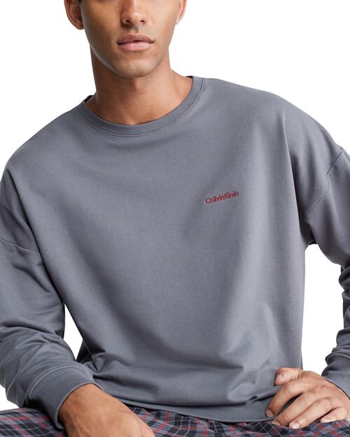 

Толстовка с длинными рукавами и круглым вырезом Calvin Klein, цвет Gray