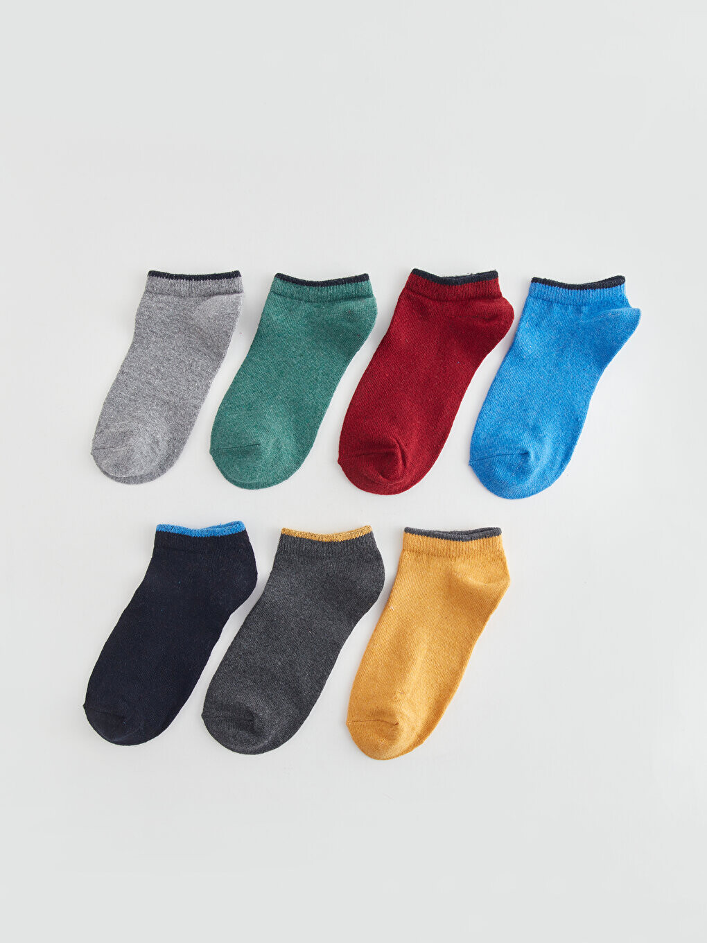 

Базовые носки Boy Booties, 7 пар LCW Kids, окрашенная пряжа смешанного цвета