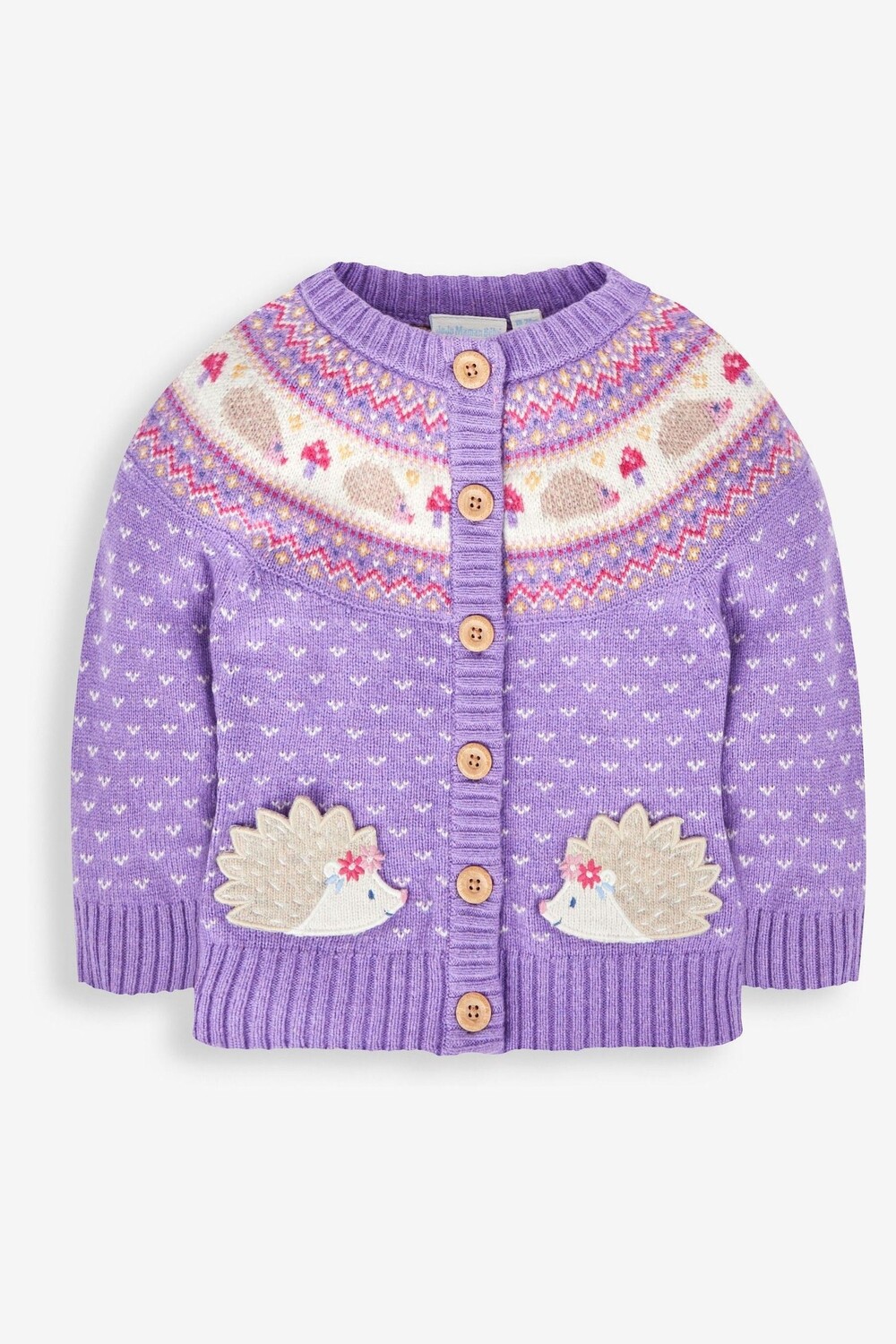 

Кардиган JoJo Maman Bébé со скандинавскими мотивами Jojo Maman Bébé, сиреневый