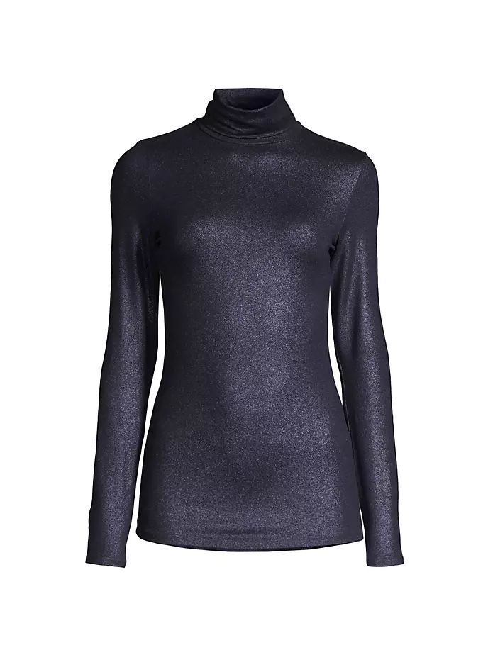 

Водолазка Soft Touch металлик Majestic Filatures, синий