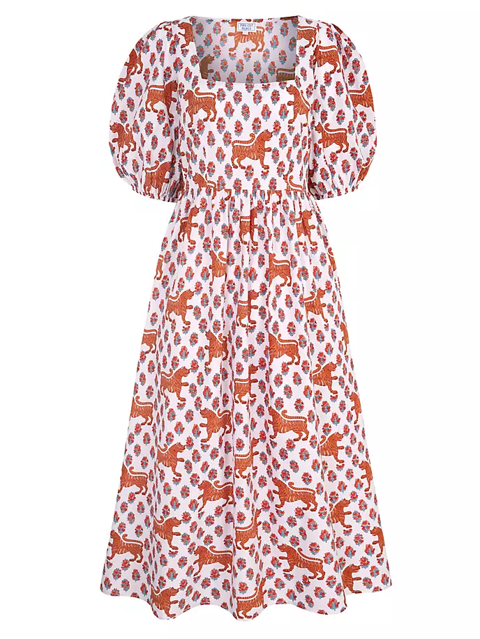 

Платье Мокко Tiger Polly Pink City Prints, цвет mocha tiger