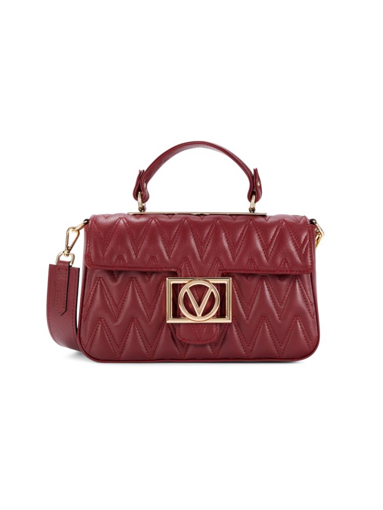 Кожаная сумка через плечо Florence Mario Valentino, цвет Chianti