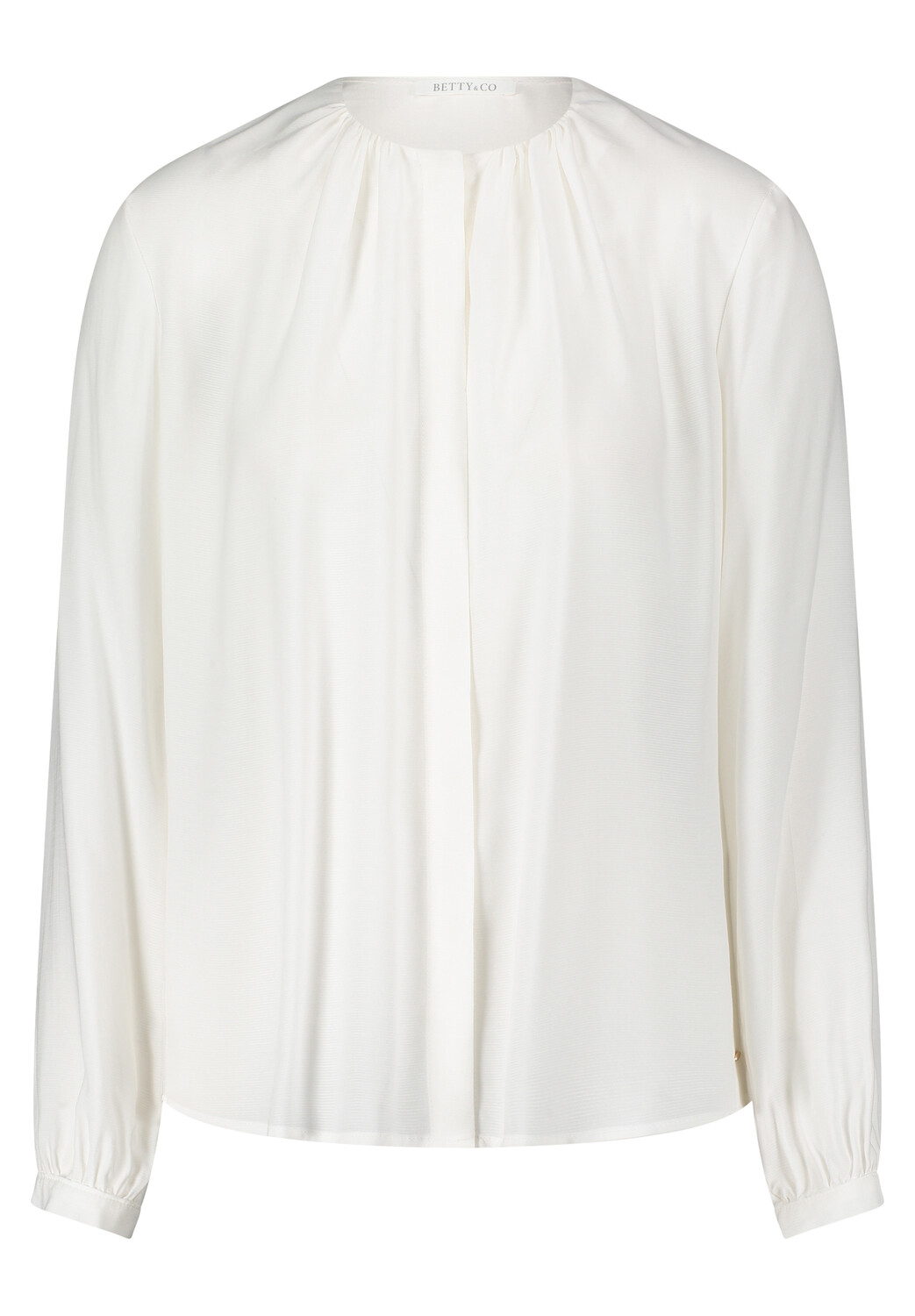 

Блуза BETTY & CO Langarm mit Raffung, цвет Rohweiß
