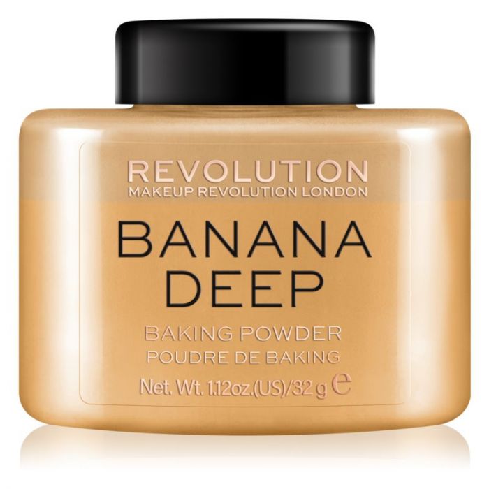 пудра рассыпчатая makeup revolution baking powder 32 гр Пудра для лица Polvos Sueltos Baking Powder Revolution, Banana Deep