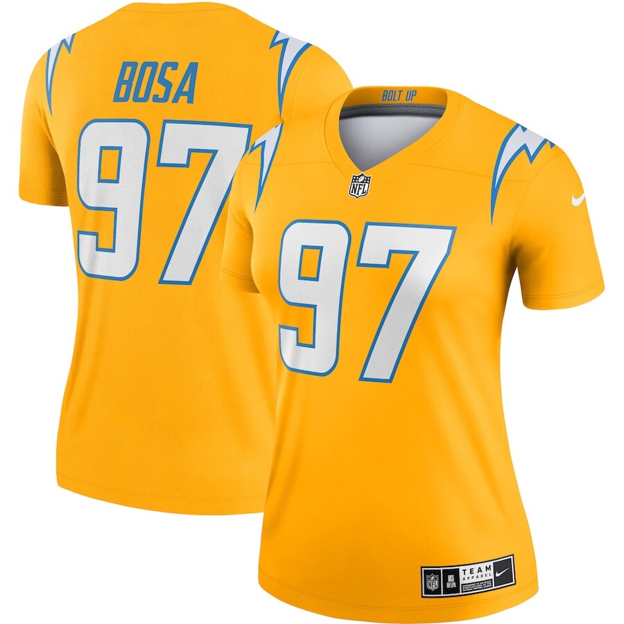 

Джерси Nike Los Angeles Chargers, золотой