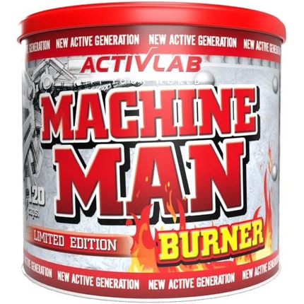 Activlab Machine Man Burner Жиросжигатель с витаминами группы B и кофеином, 120 капсул 5 htp с глицином l теанином и витаминами группы b 120 капсул