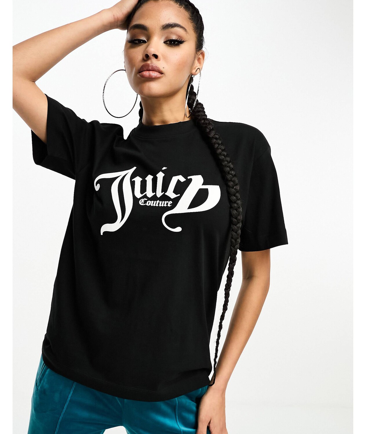 

Черная футболка унисекс Juicy Couture, Черный