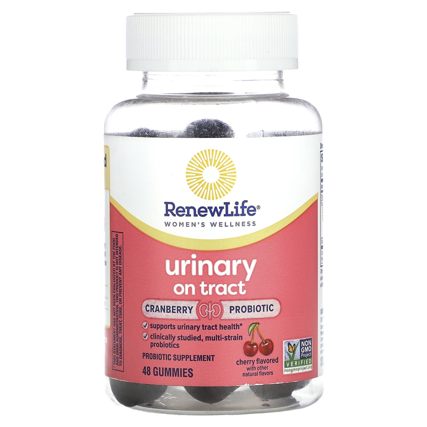 

Urinary on Tract, Cherry, 48 жевательных таблеток, Renew Life
