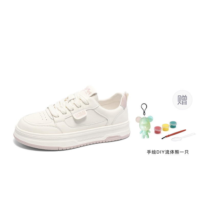 

Кроссовки GEMEIQ Skateboarding Shoes Women's Low-top, бежевый
