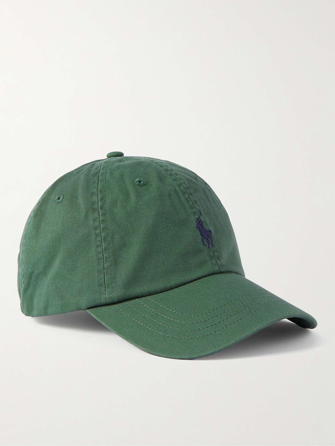 

Бейсболка из хлопкового твила с вышитым логотипом POLO RALPH LAUREN, зеленый