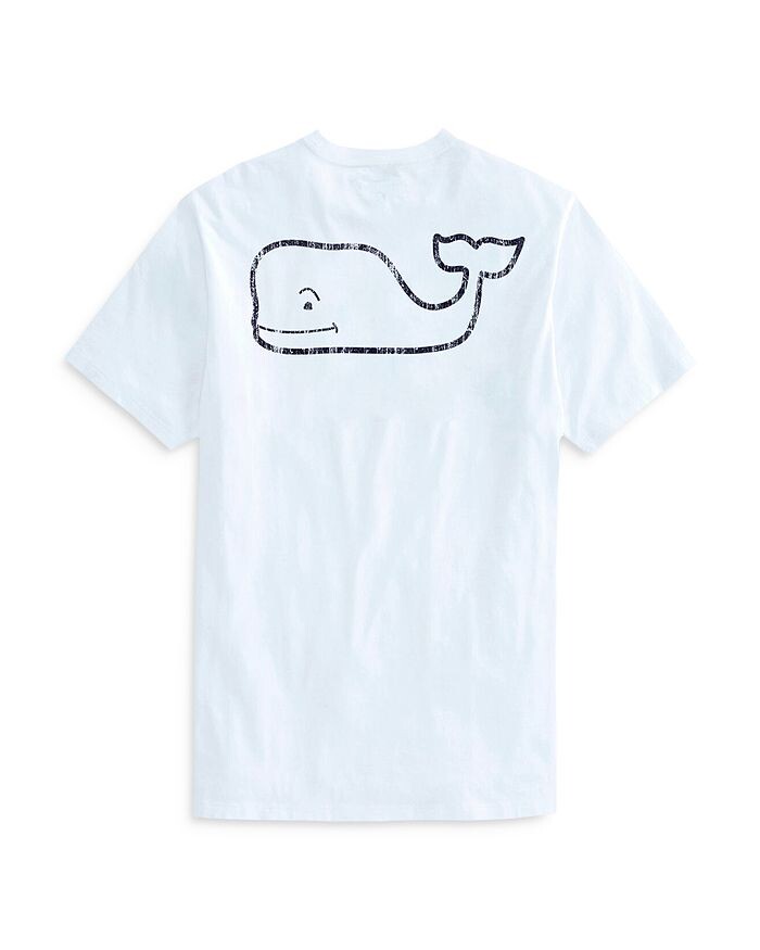 

Футболка Vintage Whale с коротким рукавом и карманом Vineyard Vines, Серый